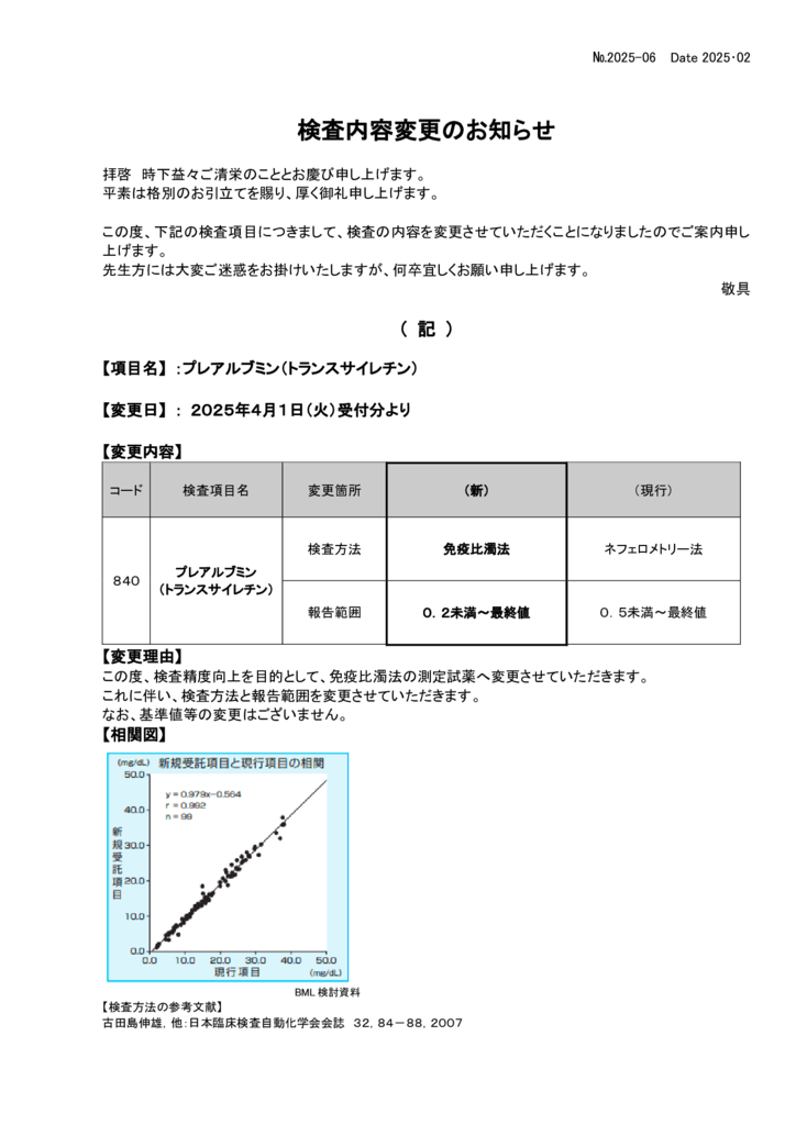 NO-06検査内容変更案内(プレアルブミン)のサムネイル